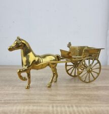 Solid brass horse for sale  WIMBORNE
