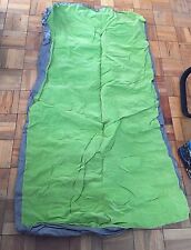 Twin Air Bed Mattress Camping Outdoor Sleepover Gray Green Inflatable Guest EUC for sale  Shipping to South Africa