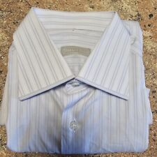 Stefano Ricci Men's Button Shirt 16.5/42 Light Purple Striped Long Sleeve for sale  Shipping to South Africa