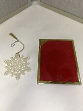 lenox snowflake ornament for sale  Fredericktown