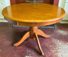 round pine pedestal table for sale  SHANKLIN