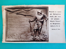 Valsesia cartolina caduti usato  Borgosesia