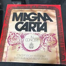 Magna carta concert for sale  POULTON-LE-FYLDE