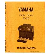 Yamaha E-70 Service Manual Repair - Schematic Diagrams - Circuit Diagram E70, used for sale  Shipping to South Africa