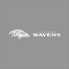 Calcomanía de vinilo de 1 color con logotipo de equipo de la NFL Baltimore Ravens #7 ventana pared de coche segunda mano  Embacar hacia Mexico
