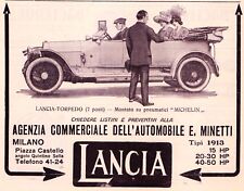 Pubblicita 1913 lancia usato  Biella