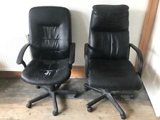 Black leather office for sale  SOUTHAMPTON