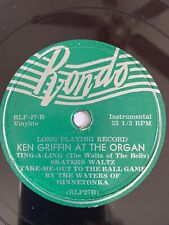 10" 78 RPM-Ken Griffin-TING-A-LING/TAKE ME OUT TO THE BALLGAME/7 outros, RLP-27 comprar usado  Enviando para Brazil