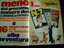 Corriere ragazzi 1974 usato  Torino