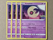 POKEMON Card - 4 x Lunatone 034/078 - Unco - Pokemon Go - NM for sale  Canada
