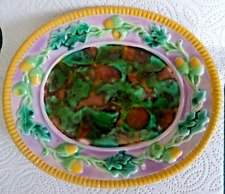 Antique majolica oval for sale  LUDLOW