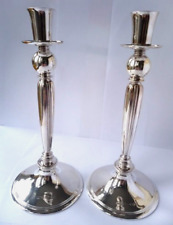 Sterling silver candlesticks for sale  LONDON
