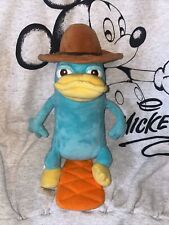 Usado, Peluche de 9" Perry el ornitorrinco Phineas y Ferb parques Disney segunda mano  Embacar hacia Argentina
