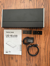 USADO Tascam US-16X08 USB interface de áudio/MIDI com cabos, orelhas de rack, manual comprar usado  Enviando para Brazil