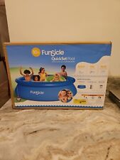 Usado, Funsicle 10 pés QuickSet redondo acima do solo piscina, inclui cartucho bomba de filtro comprar usado  Enviando para Brazil