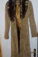 Brown suede coat for sale  HALIFAX