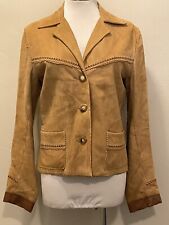 VTG 70's JO O KAY Buttersoft Buckskin Suede Leather Whipstitch Jacket sz.M for sale  Burbank