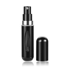 Atomizador de perfume recarregável preto 5ml bomba spray frascos portáteis viagem ideal, usado comprar usado  Enviando para Brazil