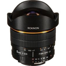 (caixa aberta) Lente olho de peixe Rokinon 8mm F3.5 para Nikon montagem F comprar usado  Enviando para Brazil