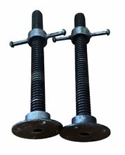 MetalTech Scaffolding Platform 12" Leveling Jacks Galvanized Steel (2-Pack, used for sale  Shipping to South Africa