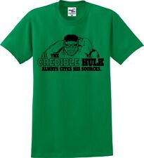 Camiseta unissex engraçada The Credible Hulk Always Cites His Sources (P-5X) comprar usado  Enviando para Brazil