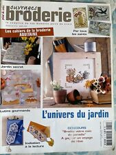 Magazine ouvrages broderie d'occasion  Chilly-Mazarin