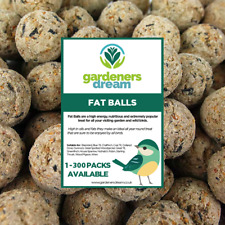 GardenersDream Suet Fat Balls - High Energy Feed Wild Garden Bird Food Treats for sale  UK