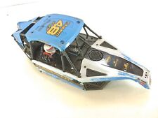 Corpo de buggy Losi Lasernut gaiola azul com gaiola rolante e interior do motorista comprar usado  Enviando para Brazil