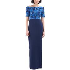 Vestido de noite feminino JS Collections azul bordado com lantejoulas 12 BHFO 9811 comprar usado  Enviando para Brazil