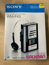 Sony Walkman WM -F43 FM/AM Cassette Player for sale  Shipping to South Africa