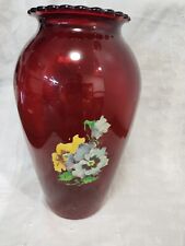 Vintage red vase for sale  Grand Junction