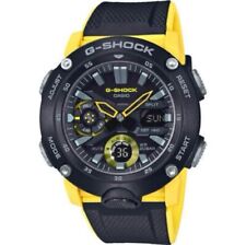 Casio G-Shock GA-2000-1A9JF 47mm estojo de carbono preto com pulseira de borracha amarela masculino comprar usado  Enviando para Brazil