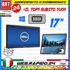 PC MONITOR SCHERMO LCD DA 17" POLLICI (DELL,HP) VGA DVI DISPLAY DESKTOP BUONO 19 na sprzedaż  Wysyłka do Poland