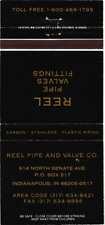 Capa Matchbook Vintage Indianapolis Indiana Reel Pipe and Valve Co., usado comprar usado  Enviando para Brazil
