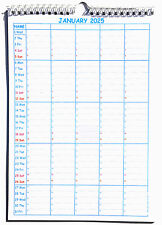 5 CALENDÁRIO FAMILIAR 2025 - tamanho A4, escolha de cores, FEITO NO REINO UNIDO comprar usado  Enviando para Brazil