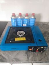 Portable  HALFORDS Camping Gas STOVE Cooker PLUS 4 Gaz bottles 250. Unused (2) for sale  GRIMSBY