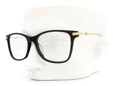 Óculos Gucci GG 0513O 001 preto polido com logotipo GG dourado 54-16-145 , usado comprar usado  Enviando para Brazil