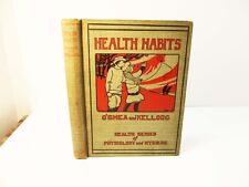 Serie Health Habits Health Fisiología e Higiene O'Shea Kellogg 1916 segunda mano  Embacar hacia Argentina