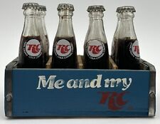 Paquete de 12 botellas de vidrio en miniatura de cola de radiocontrol vintage con caja de madera corona real segunda mano  Embacar hacia Argentina