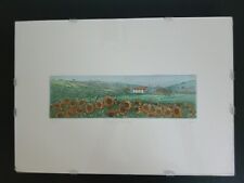 Sunflower field watercolor for sale  Chicago