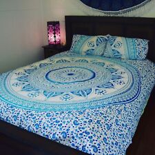 Conjunto de edredom indiano capa de edredom algodão conjunto de cama hippie vintage comprar usado  Enviando para Brazil
