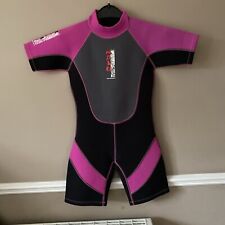 Girls shortie wetsuit for sale  BURY