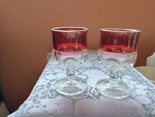4 stemmed ruby goblets for sale  Shawano