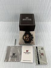 NAVIFORCE 9110 relógios masculinos de luxo à prova d'água relógio de quartzo data 24 horas masculino comprar usado  Enviando para Brazil