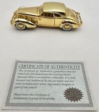 1937 Cord Gold color oro modelos exclusivos/coche diecast hermoso segunda mano  Embacar hacia Argentina