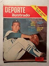 Vintage Mexicano Esportivo Ilustred Revista Jogador de Beisebol JESUS ROBLES Tigres Anos 60 comprar usado  Enviando para Brazil