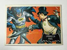 1966 Topps Batman Black Bat Series Trading Card #23 Umbrella Duel VGEX P3 comprar usado  Enviando para Brazil