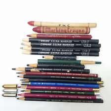 Lot 19 China Markers Pencils Film Iron On Hectograph Metal Omnichrom Blaisdell for sale  Shipping to South Africa