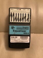 Pedal de efeitos equalizador Rogue GEQ-5 7 bandas equalizador frete grátis EUA comprar usado  Enviando para Brazil