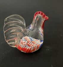 Glass cockerel paperweight for sale  CHICHESTER